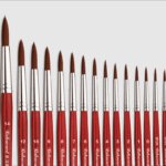 قلمو ره اورد دسته قرمز کوتاه آبرنگی (سری 1375 )