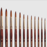 قلمو سمور کالینسکی گرد دسته کوتاهHIGH3028