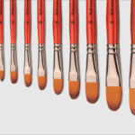 قلمو اینچی زبان گربه ای موی مصنوعی نرم1097FR