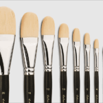 رنگ روغن تخت دسته بلند مشکی مو سفید زبان گربه ای