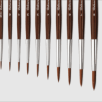 قلمو دسته کوتاه آبرنگی دانش آموزی(گلسازی)(سری 1383)