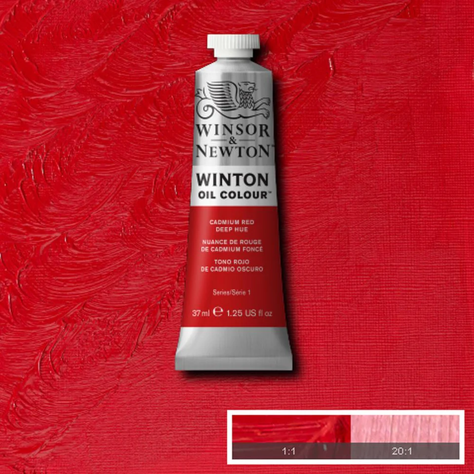 d41d8cd98f00b204e9800998ecf8427e رنگ روغن وینزور 37 میل (cadmium red deep hue) - تصویر 1